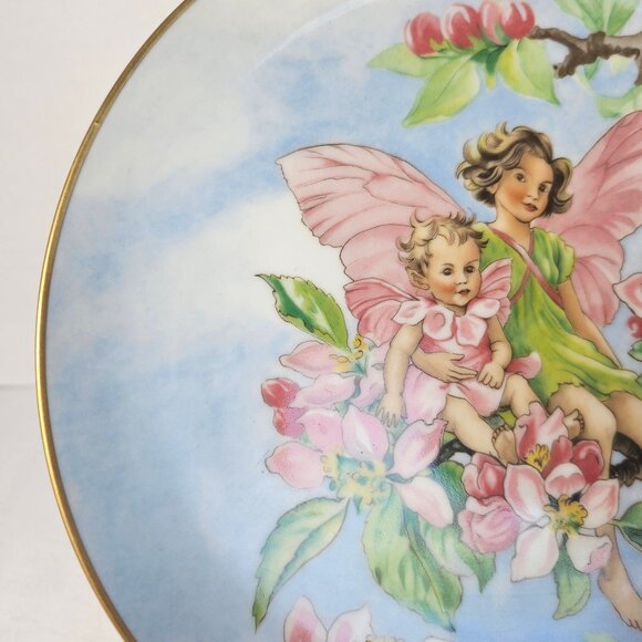 Villeroy And Boch The Apple Blossom Fairy Porcelain Plate 6th Issue Germany - Picture 3 of 9